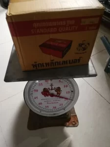 เทียบการรับน้ำหนักของชั้นตัวอย่าง น้ำหนักสินค้า เมื่อวางบนชั้นเหล็กฉาก