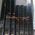 เหล็กฉากเจาะรูชนิดด้านไม่เท่า สีดำ เหล็กฉากเจาะรูชนิดด้านไม่เท่า สีดำ