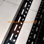 เหล็กฉากเจาะรูชนิดด้านไม่เท่า สีดำ เหล็กฉากเจาะรูชนิดด้านไม่เท่า สีดำ